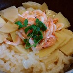 釜飯と和食 旬 - 桜海老と竹の子（3月限定）