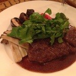 ピッツェリア ノーチェ - 黒毛和牛リブロースステーキ