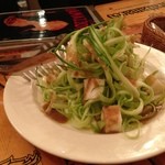 ピッツェリア ノーチェ - プンタレッラのサラダ　山芋添え