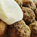 たこ道楽 - 料理写真:しょうゆ。魚粉多め。