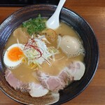 らぁめん 力丸 - 鶏白湯ラーメン塩(チャーシュー、味玉追加)