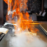 鉄板焼 赤坂 - 炎柱