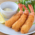 食と健康の館 - 手仕込みエビフライ