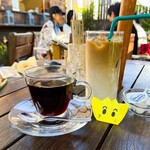 レ・グラン・ザルブル - ランチドリンクニャメ！カフェラテが選べるののが嬉しい〜！