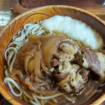 しずく庵 - とろろ牛そばアップ