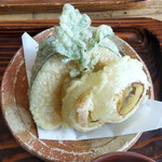 しずく庵 - 天ぷらアップ