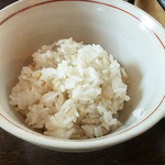 手打蕎麦のたぐと - 五穀ごはん