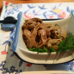 和乃家 - 　貝ひもとホタテの煮付け　350円　　