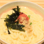 野菜巻き串屋 うずまき - うどんde明太子カルボナーラ