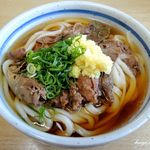 鴻の池 - 肉うどん２玉