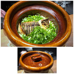 Oryouri Uchiyama - ◆鰆とあおさの土鍋ご飯(2,200円）