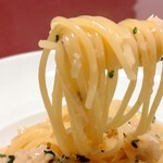 レストラン ポルコロッソ - パスタは見事なアルデンテ♪