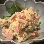 博多もつ鍋 徳永屋 - ポテトサラダ。