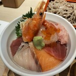 海鮮食堂 魚盛 - ミニ海鮮丼