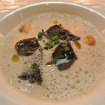 saveur - 牛蒡のポタージュ　トリュフがけ