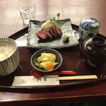 鯛家 - 国産牛ステーキ定食