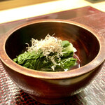 青空 - しろ菜のお浸し　エグ味無くスッキリ美味しい