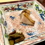 青空 - 藁薫された鰆と行者大蒜　