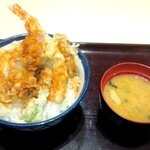 Tenya - 富士川天丼(並)￥580＆ご飯大盛￥100