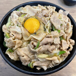 Densetsu No Sutadonya - 生姜丼（生卵、味噌汁付き） …￥760円