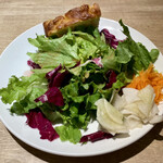 bistro yagishowten - (22/3)煮込み系メインの場合サラダは別皿で提供