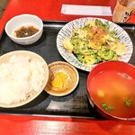 沖縄時間 - ゴーヤーチャンプルー定食（\980）