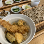 Soba Ya Konkurai - 天丼セット1350円