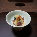 閑祥庵 禅紫 - ホタルイカとホッキ貝の酢味噌あえ