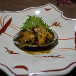 閑祥庵 禅紫 - 鮑の肝バター焼き