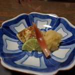 閑祥庵 禅紫 - のどぐろの塩焼き(染めおろしを添えて)