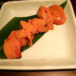 熔岩石焼 酉鳥 - 牛レバー