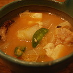 酒蔵瀬良美 - お隣のお客様からいただいた絶品アンコウ鍋