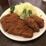 勝烈庵 - 上ロースとカキフライ２