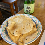 ＧＡＵＴＡＭＡ - 日本酒にパパダム(*´罒`*)パリパリしてスパイシーな定番・豆のおせんべい♡