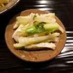 富小路 やま岸 - 鉄皮とうるいのぬた和え