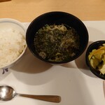 Umiterasu Nadachi Hoteru Kourin - 夕食コース料理 ご飯と海藻汁