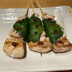 焼き鳥 きんざん - ささみ大葉巻 180円×3