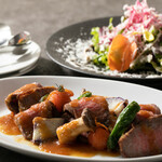 [Recommended for parties! ] 2-hour all-you-can-drink course ``Main domestic beef loin Steak'' 6 dishes including pasta