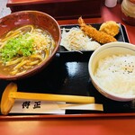 上等カレー - カレーうどん定食 780yen