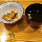 酒 肴 すし 旬菜 わさび - お通し