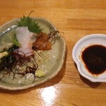 酒 肴 すし 旬菜 わさび - オコゼ刺身