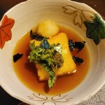 しぐれ茶屋 侘助 - 胡麻豆腐のあげだし！