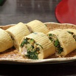 つかふき屋 - 地鶏のだし巻き