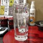 つかふき屋 - 芋焼酎水割り