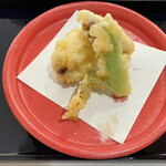 ひさご寿し - にごろぶなと信長葱の揚げ物