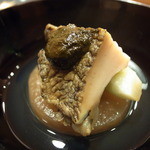 鮨 美菜月 - 大根とあわび