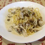 カフェレストラン ホット・ベリー - スモークタラコと木の子のスパゲッティ