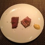 コントワール ミサゴ - 鹿のハムと鹿とフォアグラのパテ 2013-1