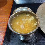 そば くら富 - 辛汁の蕎麦湯割り