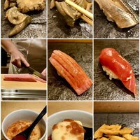 まんてん鮨 日比谷オクロジ店 - アワビ酒蒸しの肝が美味い